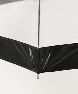 MOONBAT FULTON 無地ボーダー 長傘 ブラック