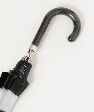 MOONBAT FULTON 無地ボーダー 長傘 ブラック