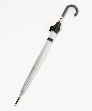 MOONBAT FULTON 無地ボーダー 長傘 ブラック