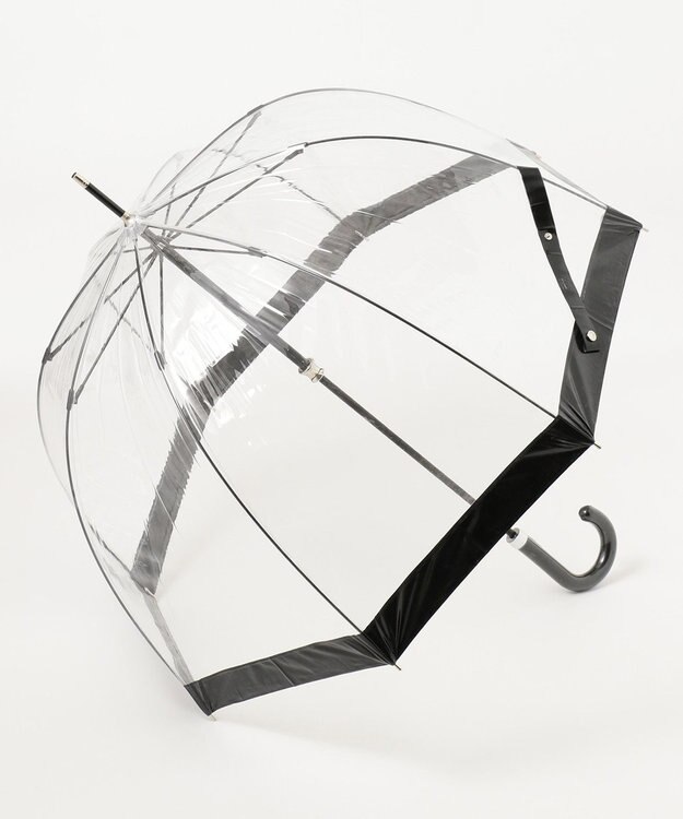 MOONBAT FULTON 無地ボーダー 長傘 ブラック