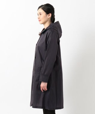 MOONBAT FULTON トレンチシングルレインコート チャコールグレー