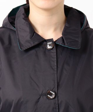 MOONBAT FULTON トレンチシングルレインコート チャコールグレー