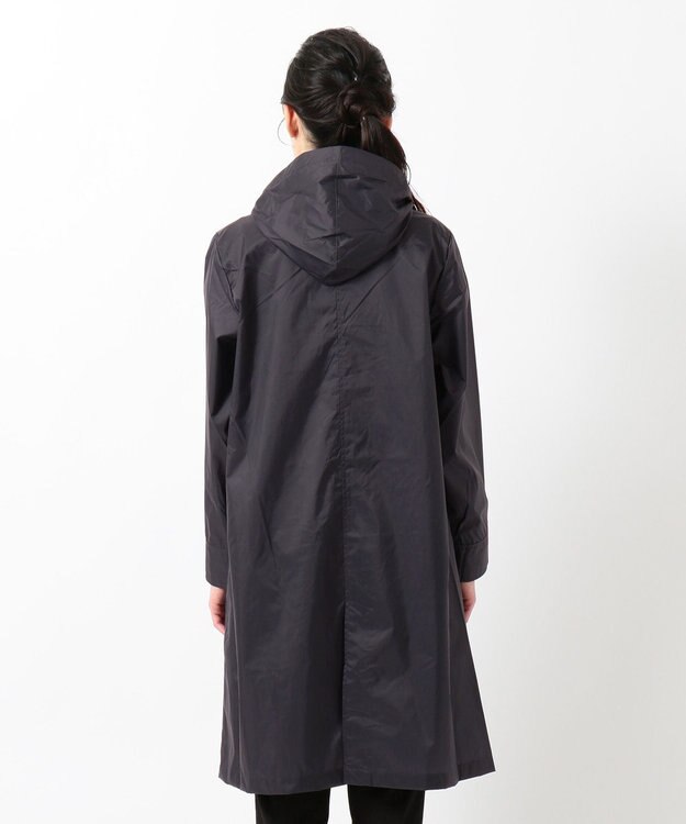 MOONBAT FULTON トレンチシングルレインコート チャコールグレー