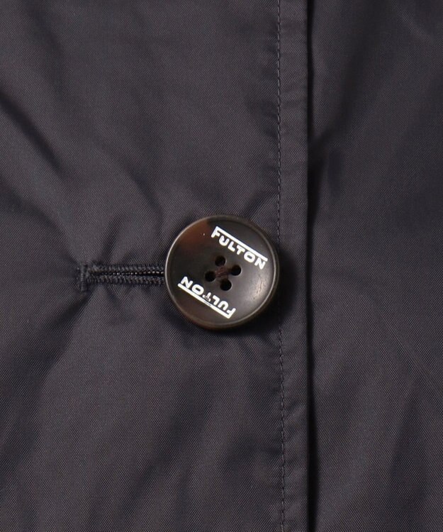 MOONBAT FULTON トレンチシングルレインコート チャコールグレー
