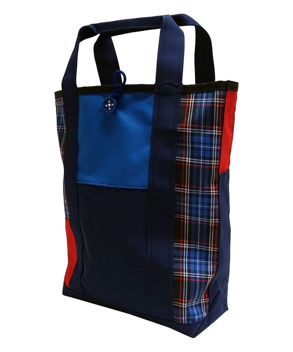 +RING 傘生地を使用した撥水トートバッグTALL ネイビー SR184 