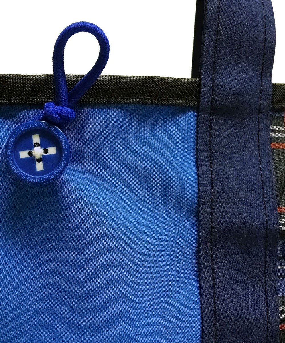 +RING 傘生地を使用した撥水トートバッグTALL ネイビー SR184 