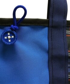 +RING 傘生地を使用した撥水トートバッグTALL ネイビー SR184