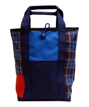  傘生地を使用した撥水トートバッグTALL ネイビー SR184