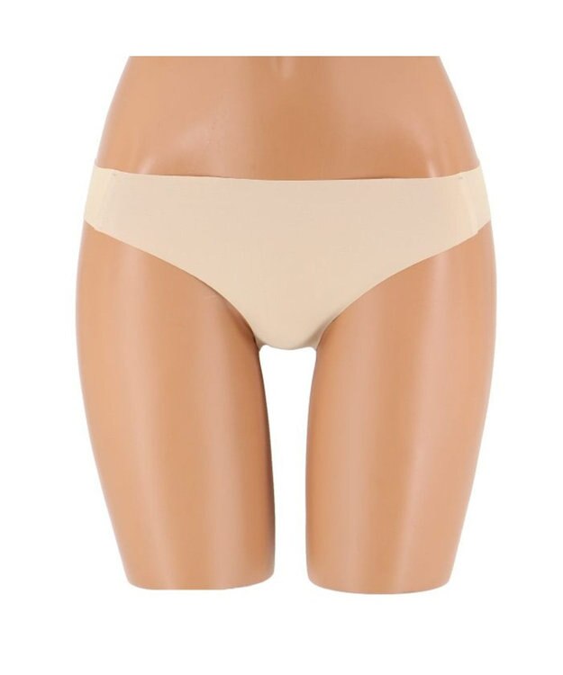 San-ai Resort（三愛水着楽園） 【盗撮・透視撮影防止】 フリーなカッティング素材のショーツ（深め） ベージュ