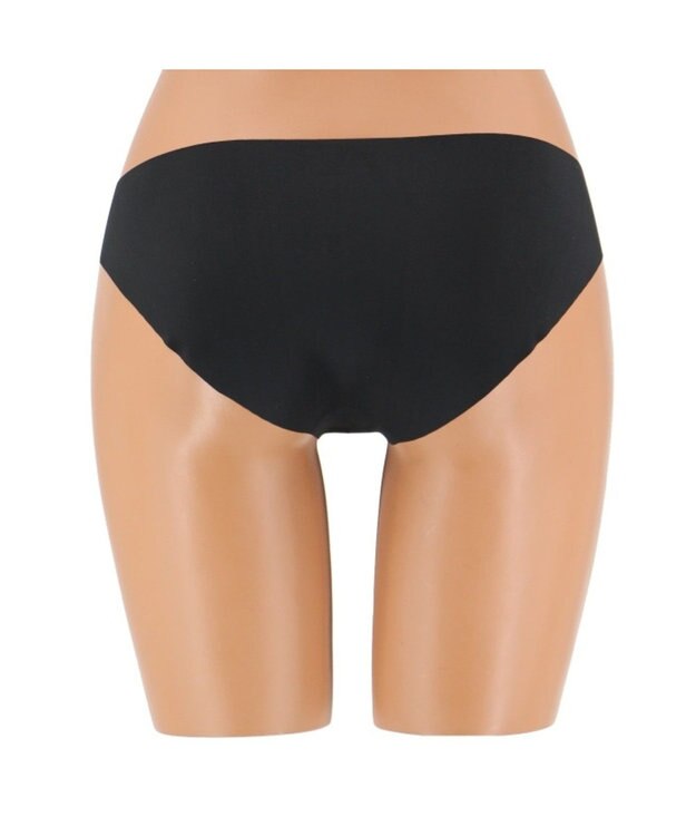 San-ai Resort（三愛水着楽園） 【盗撮・透視撮影防止】 フリーなカッティング素材のショーツ（深め） ブラック