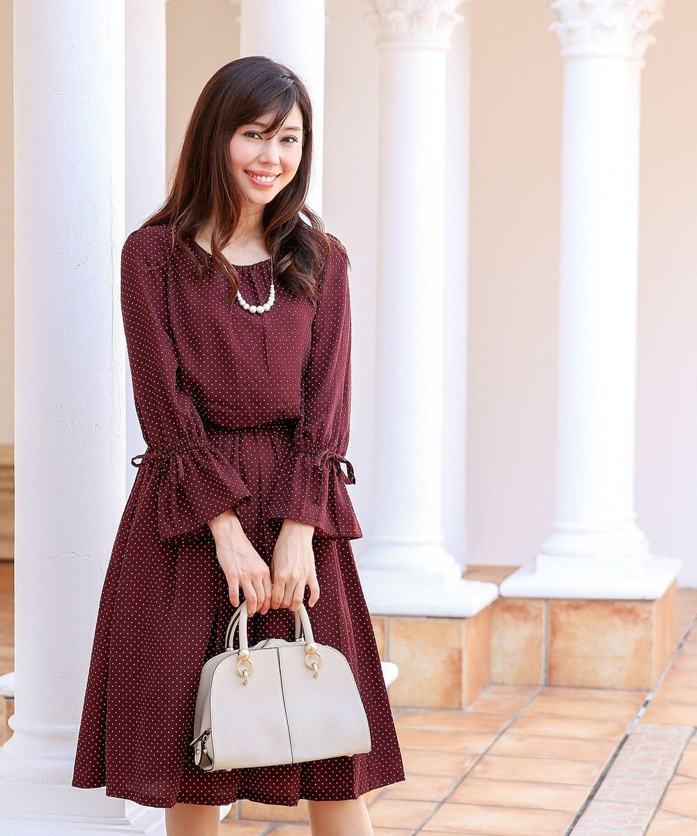 洗える 女性らしさ引き立つ ギャザーワンピース Tiaclasse ファッション通販 公式通販 オンワード クローゼット