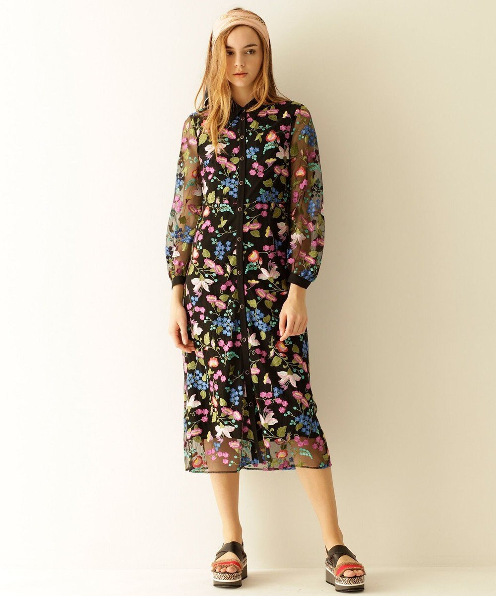 チュール刺繍シャツワンピース Grace Continental ファッション通販 公式通販 オンワード クローゼット チュール刺繍シャツワンピース Grace Continental ファッション通販 公式通販 オンワード クローゼット