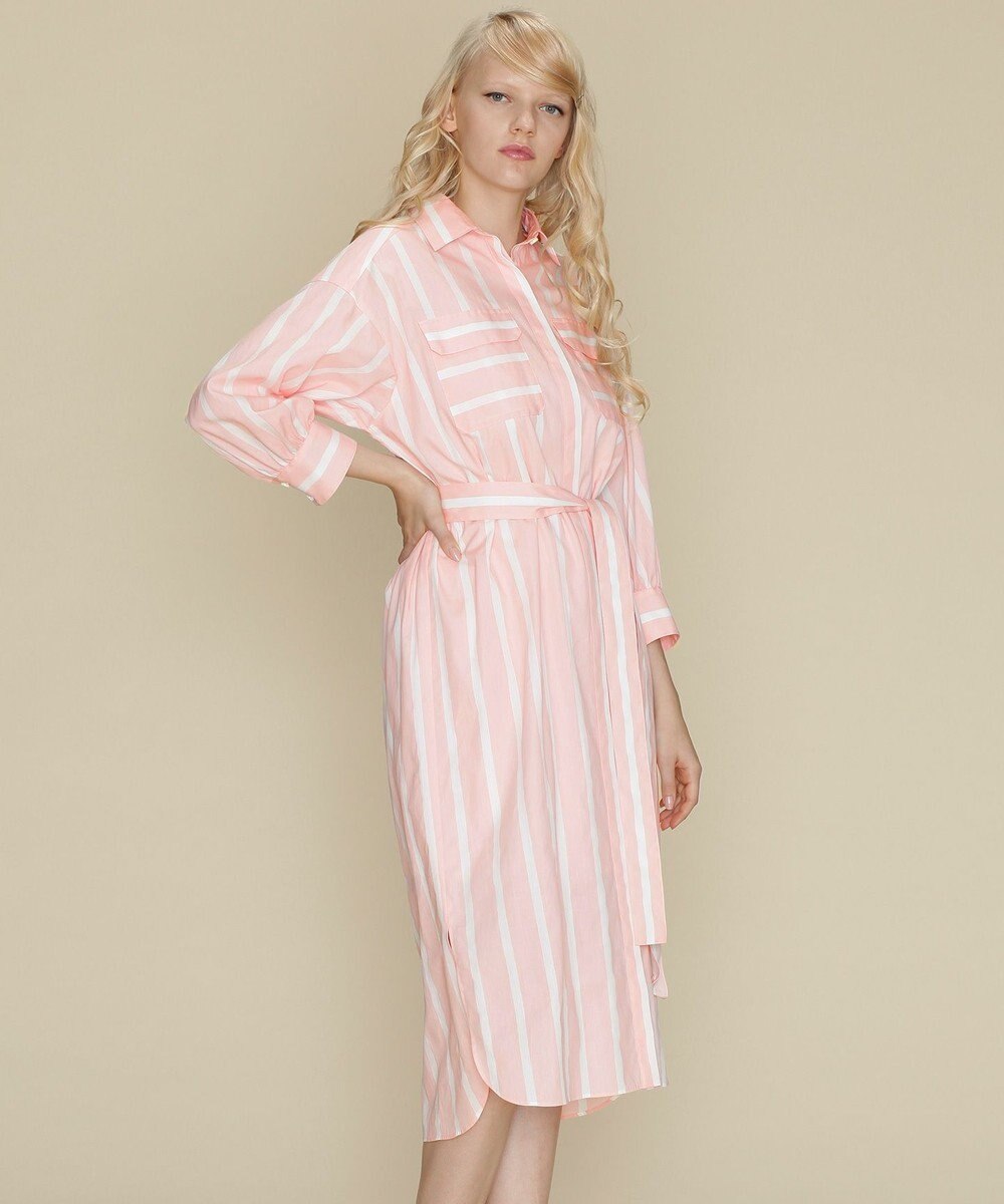 ストライププリントシャツワンピース Grace Continental ファッション通販 公式通販 オンワード クローゼット
