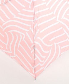 MOONBAT 【超軽量】estaa 折りたたみ傘 90g UV ナミストライプ 簡単開閉