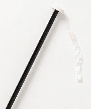 MOONBAT 【超軽量】estaa 折りたたみ傘 90g UV ナミストライプ 簡単開閉 ピーチ