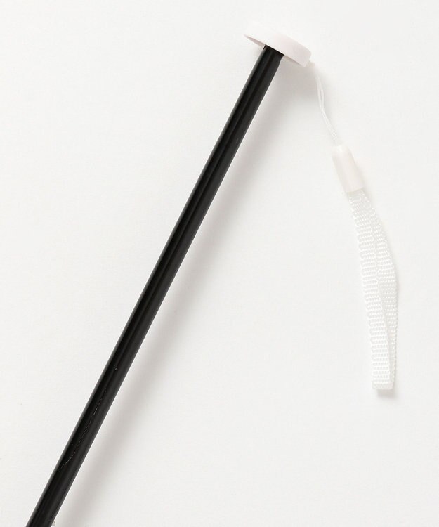 MOONBAT 【超軽量】estaa 折りたたみ傘 90g UV ナミストライプ 簡単開閉 ピーチ