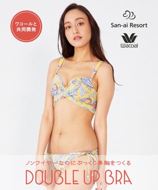 Solid オフショルダービキニ【San-ai Resort】 / San-ai Resort (三愛 
