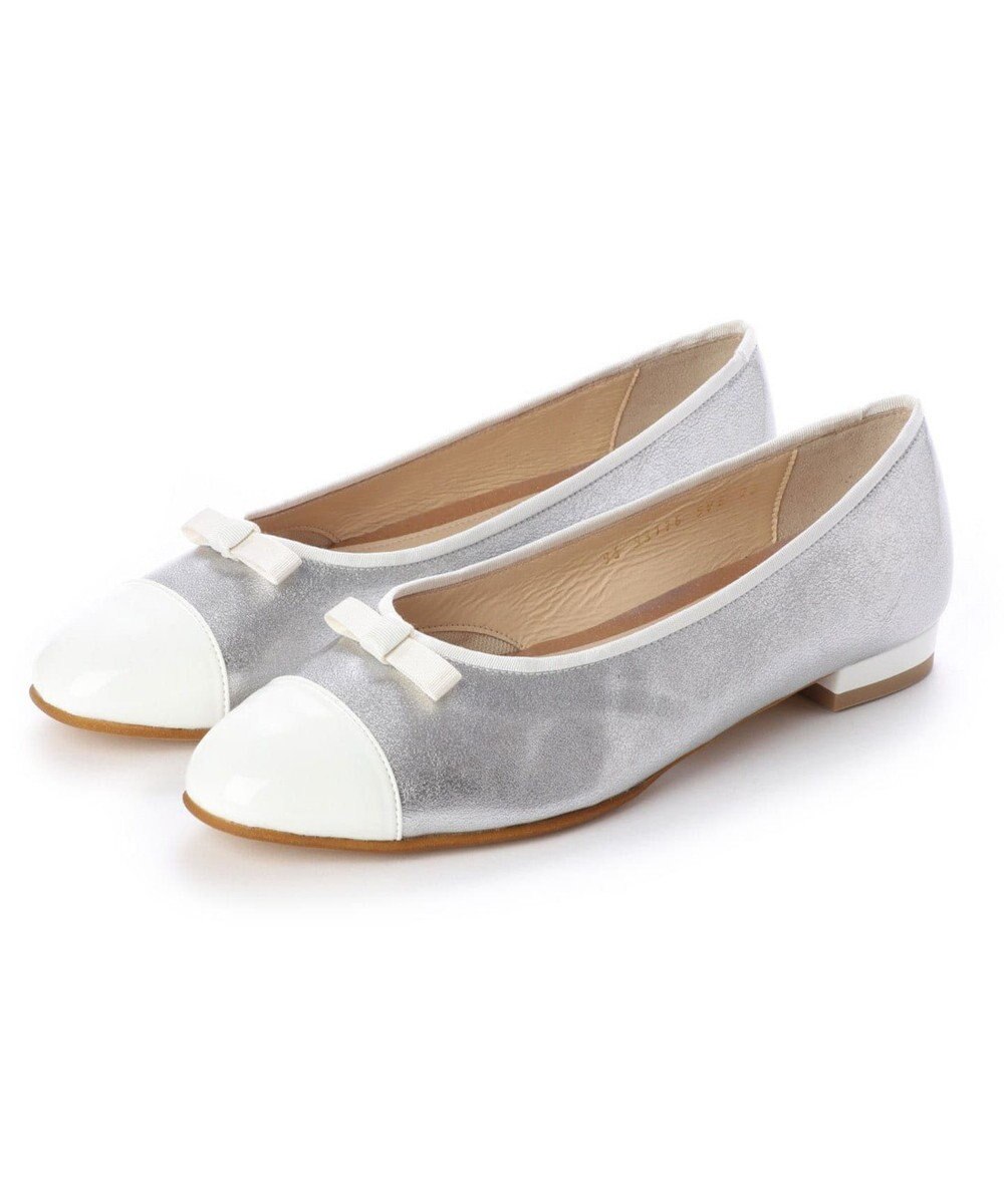 Riz Raffinee 全天候対応 リボンコンビフラットシューズ Mode Et Jacomoファッション通販 公式通販 オンワード クローゼット