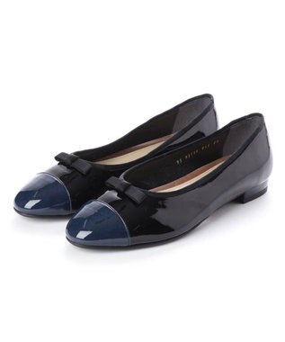 Riz Raffinee 全天候対応 リボンコンビフラットシューズ Mode Et Jacomoファッション通販 公式通販 オンワード クローゼット