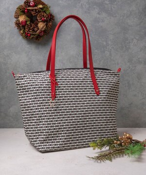  【日本製・A4対応】トートバッグ (L)  RIBBON リボン