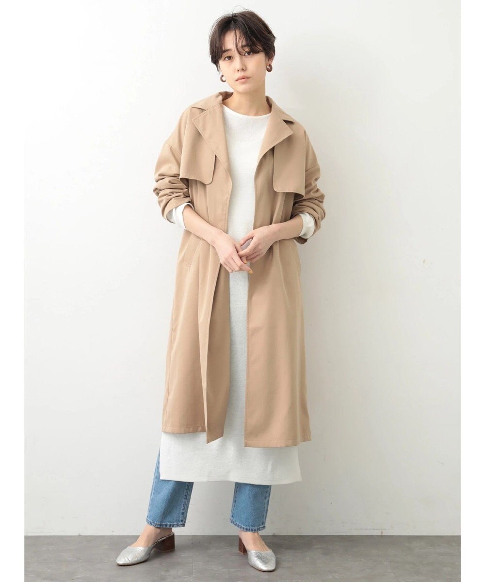 とろみトレンチコート Koeファッション通販 公式通販 オンワード クローゼット