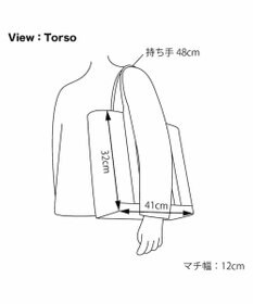+RING 【肩掛け可】傘生地を使用した撥水トートバッグ ML BGE SR246