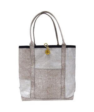  【肩掛け可】傘生地を使用した撥水トートバッグ ML BGE SR246