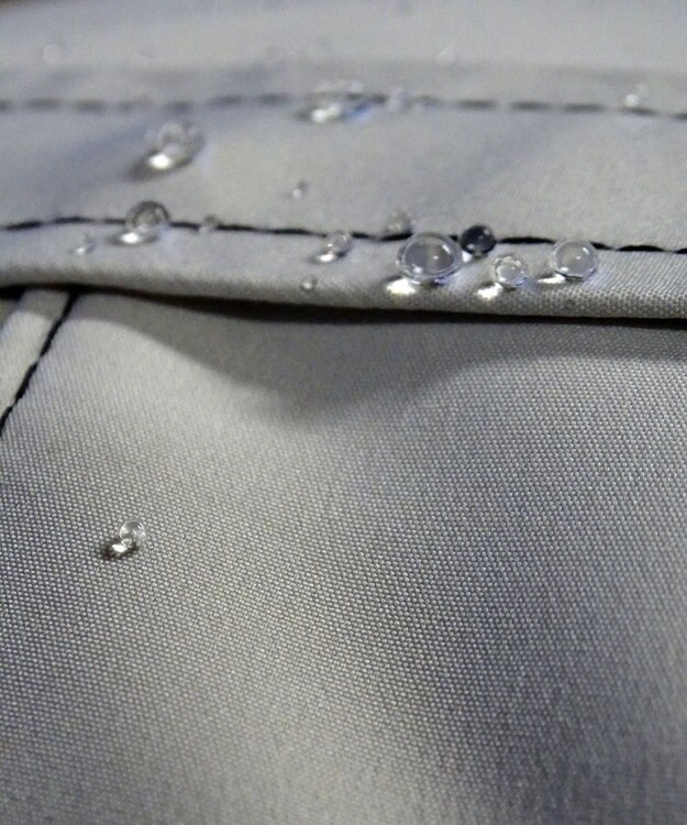 +RING 傘生地を使用した撥水ミニトートバッグ SSL WHT SR253 白～オフホワイト