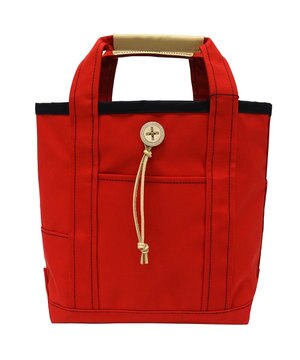  傘生地を使用した撥水ミニトートバッグ SSL RED SR254