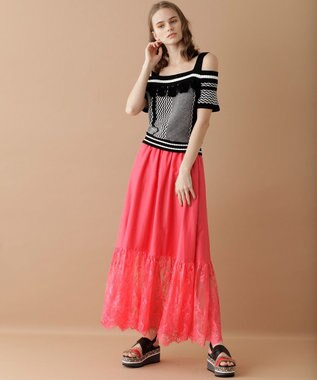 レース切替ロングスカート Grace Continental ファッション通販 公式通販 オンワード クローゼット