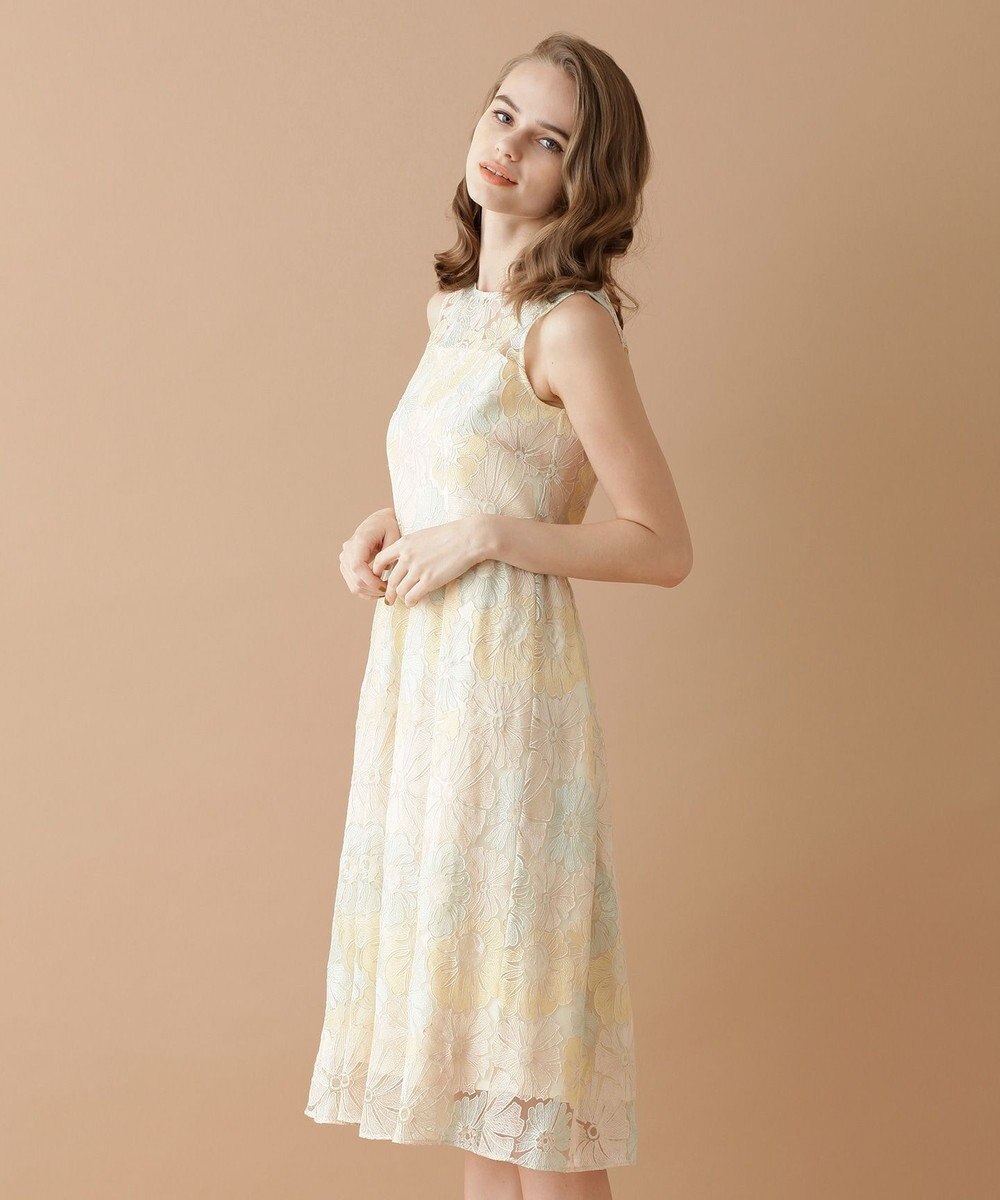 フラワー刺繍ワンピース Grace Continental ファッション通販 公式通販 オンワード クローゼット