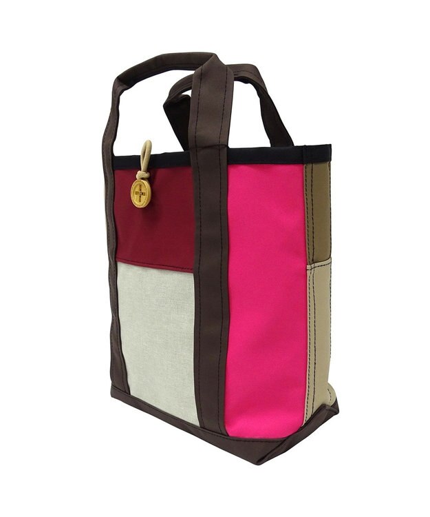 +RING 傘生地を使用した撥水ミニトートバッグ S CHO SR247 ブラウン