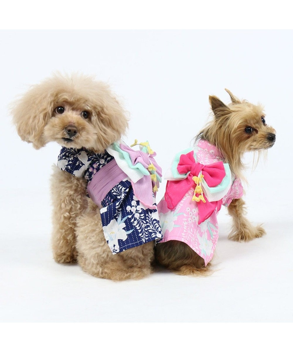 プリティブーケ 藤百合柄浴衣 ゆかた 小型犬 Pet Paradise ファッション通販 公式通販 オンワード クローゼット