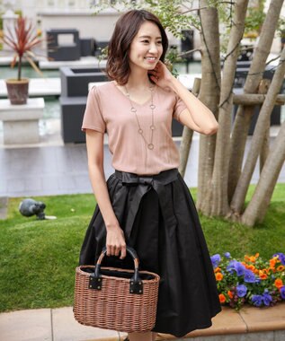 洗える 1枚でコーディネートが決まるサマーニットドッキングワンピース Tiaclasse ファッション通販 公式通販 オンワード クローゼット