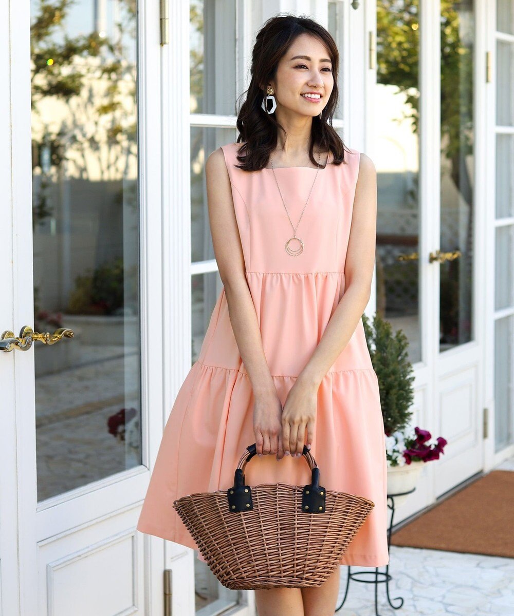 洗える 愛らしさ抜群フェミニンエンパイアワンピース Tiaclasseファッション通販 公式通販 オンワード クローゼット