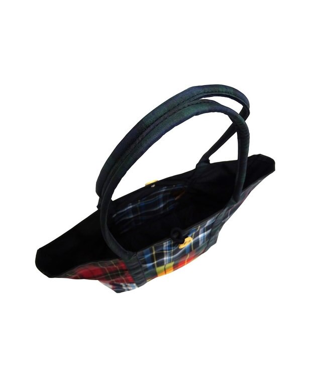 +RING 【肩掛け可】【水・汚れに強い】撥水トートバッグML クレイジーチェック SR257 マルチカラー