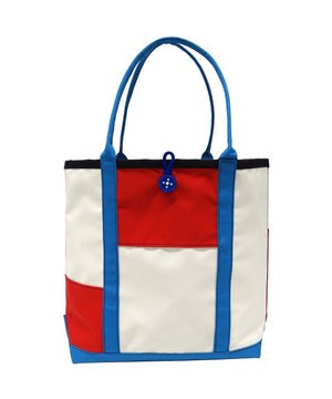  【肩掛け可】【水・汚れに強い】撥水トートバッグ ML トリコロール SR252