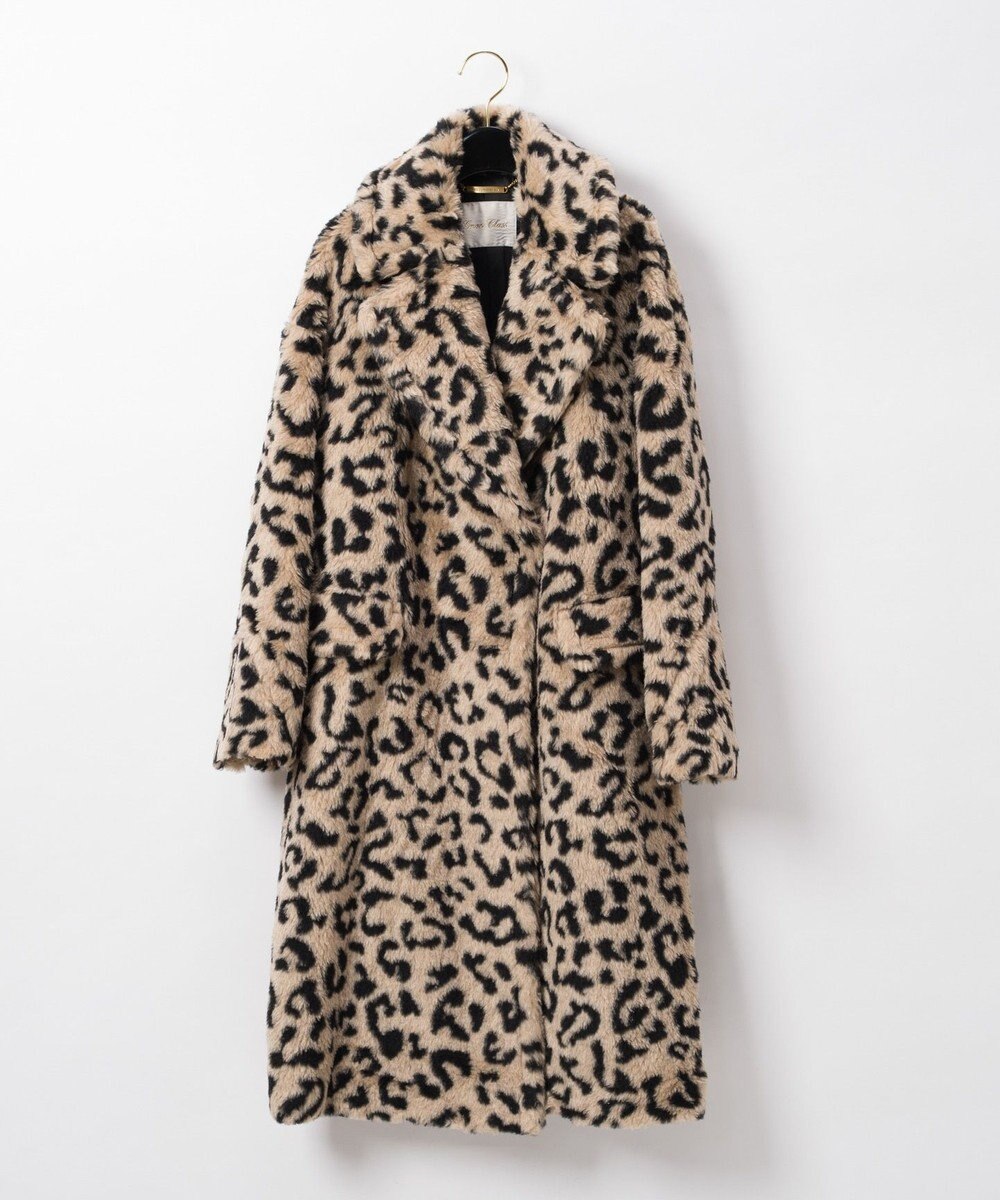 レオパードエコファーコート Grace Continentalファッション通販 公式通販 オンワード クローゼット