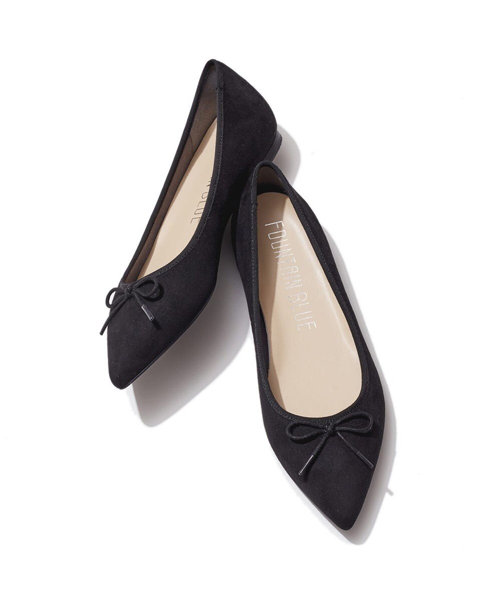 Fountain Blue スニプス エコスエードフラットシューズ Mode Et Jacomoファッション通販 公式通販 オンワード クローゼット