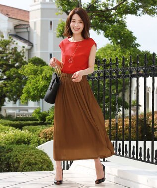 洗える 異素材を組み合わせたプリーツコンビワンピース Tiaclasse ファッション通販 公式通販 オンワード クローゼット