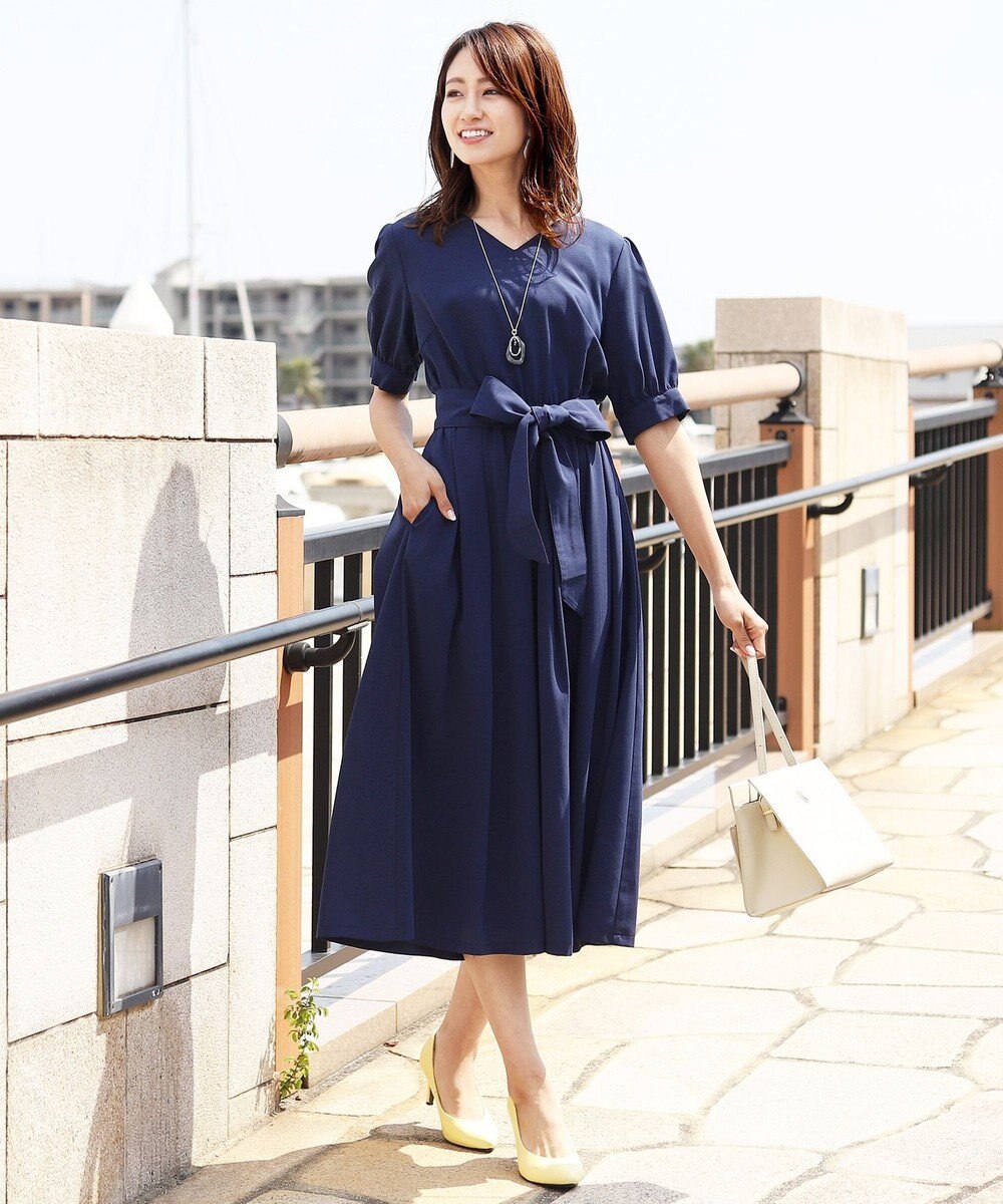 洗える 大人上品な バックツイストワンピース Tiaclasse ファッション通販 公式通販 オンワード クローゼット