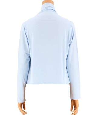 San-ai Resort（三愛水着楽園） Solid ショート丈羽織【Coral veil】 ブルー