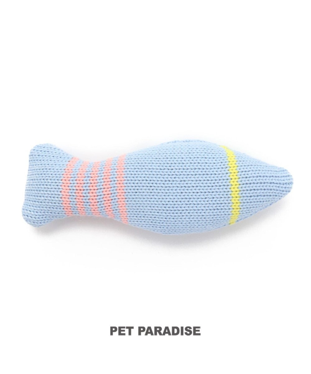 PET PARADISE ペットパラダイス 猫用おもちゃ キャットキッカー ニット ネコネスト猫 おもちゃ 猫じゃらし 一人遊び 玩具 ボール 猫用品 水色