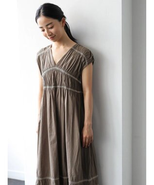 スモッキング刺繍ロングマキシワンピース American Holic ファッション通販 公式通販 オンワード クローゼット