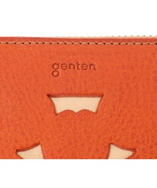 genten ゲンテン あんずカットワーク ラウンド長財布 / genten