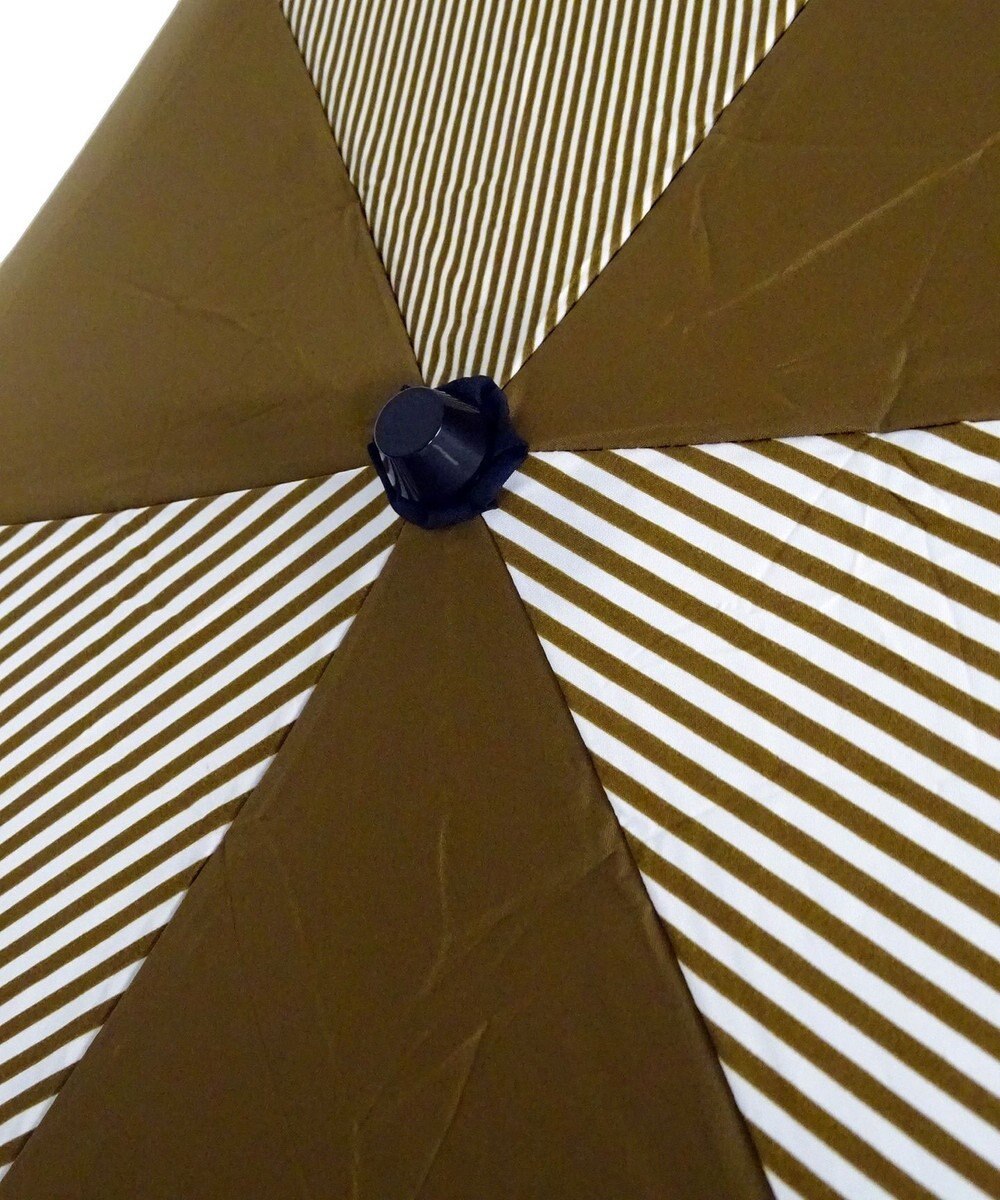 +RING 【UVカット90%以上】【数量限定】 UNISEX 折傘 55cm BRN-STP T737 