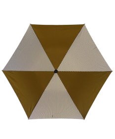 +RING 【UVカット90%以上】【数量限定】 UNISEX 折傘 55cm BRN-STP T737