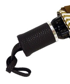 +RING 【UVカット90%以上】【数量限定】 UNISEX 折傘 55cm BRN-STP T737