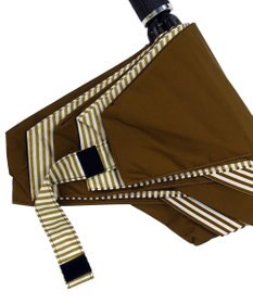 +RING 【UVカット90%以上】【数量限定】 UNISEX 折傘 55cm BRN-STP T737