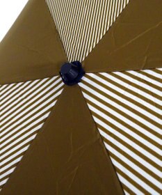 +RING 【UVカット90%以上】【数量限定】 UNISEX 折傘 55cm BRN-STP T737